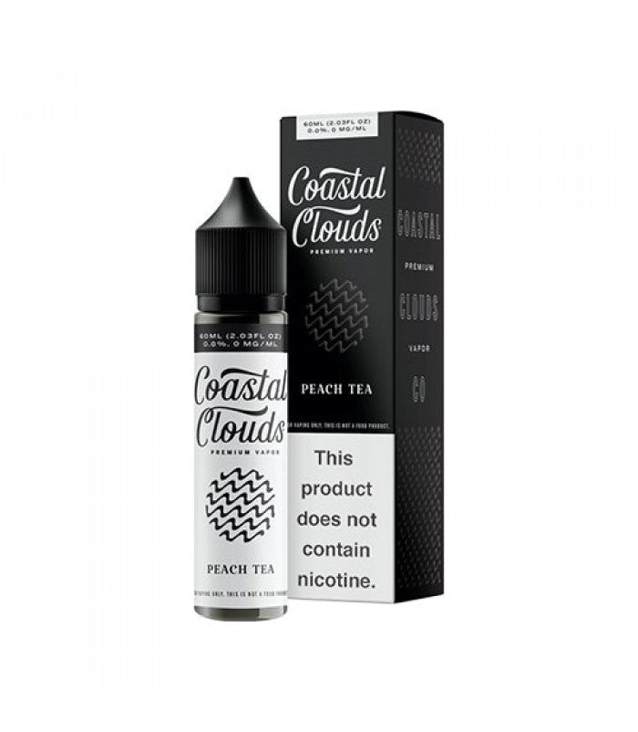 COASTAL CLOUDS PEACH TEA 60ML 0MG