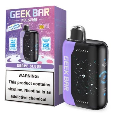 GEEK BAR PULSE X GRAPE SLUSH 25K|810164282767|Pack Of|5