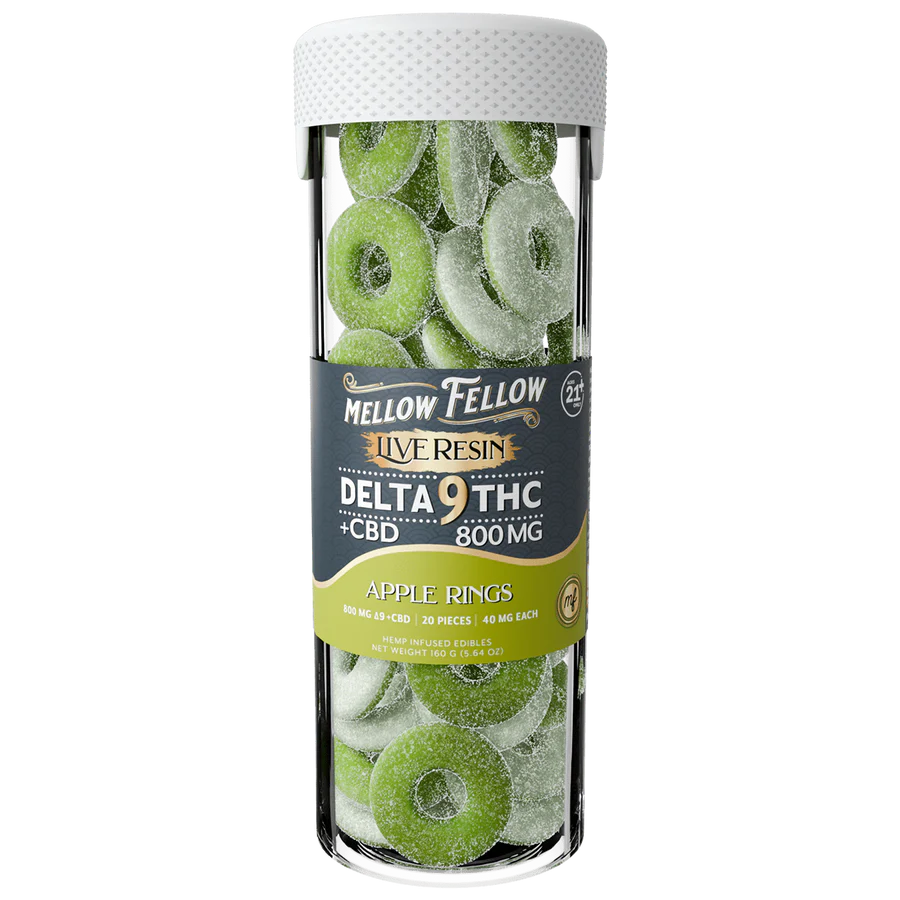 MELLOW FELLOW LR APPLE RINGS D9 800MG