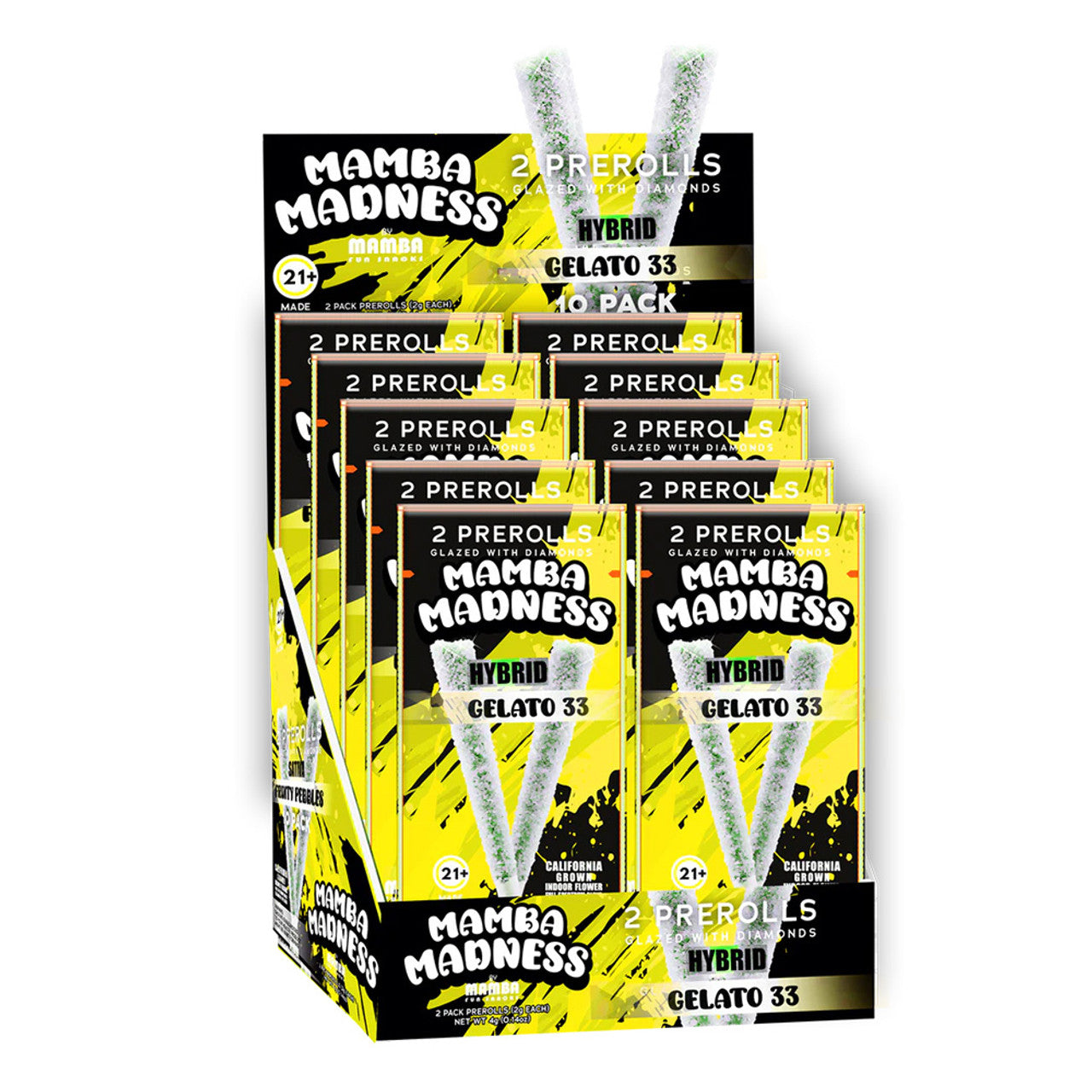 MAMBA MADNES PROLL GLAZED GELATO 33 HYBRID 2G|665386435312|Pack Of|10