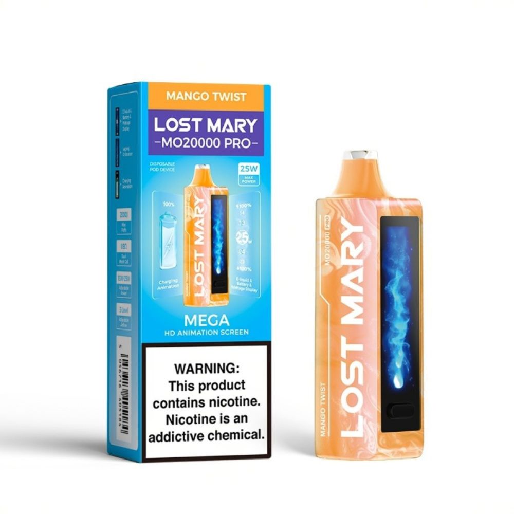 LOST MARY MO PRO MANGO TWIST 20K|5056716405184|Pack Of|5