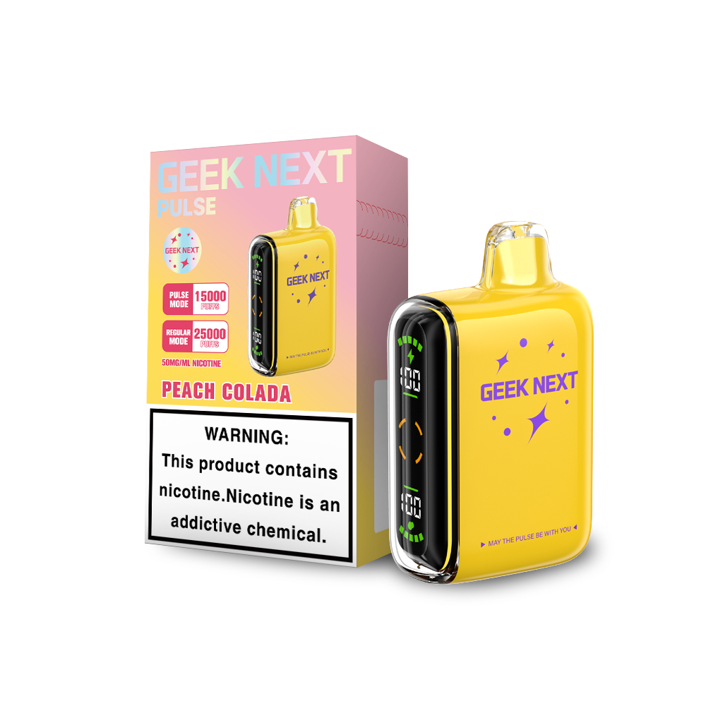 GEEK NEXT PULSE 25K|GEEK NEXT PULSE PEACH COLADA 25K|6917673166930|Pack of 5