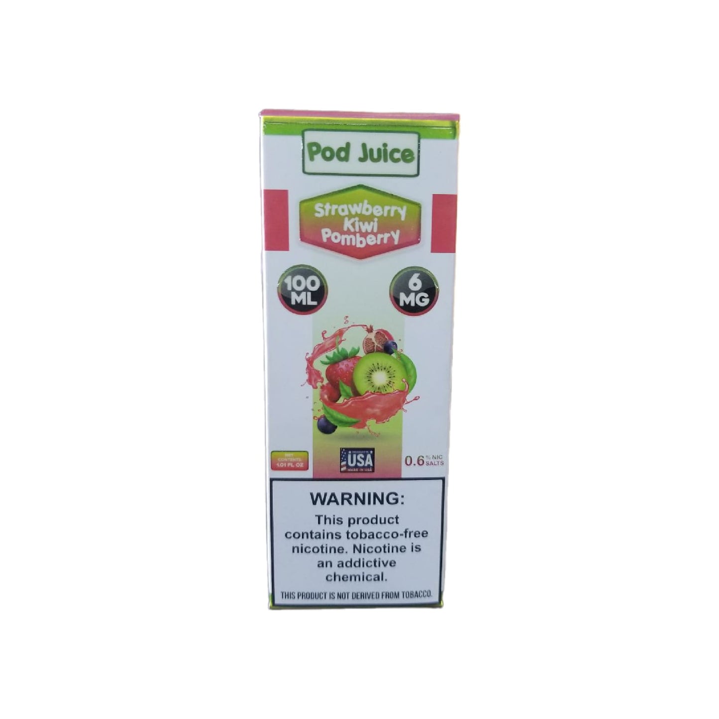 POD JUICE STWBRY KIWI POMBERRY 100ML 6MG