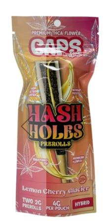 CAPS HASH PREROLLS LEMON CHERRY GLACIER HYB 4G|700433943478|Pack Of|10