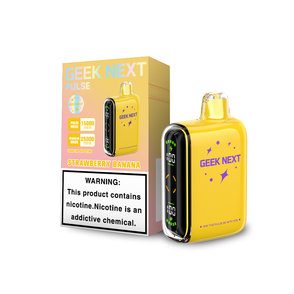 GEEK NEXT PULSE 25K|GEEK NEXT PULSE STRAWBERRY BANANA 25K|6917673166749|Pack of 5