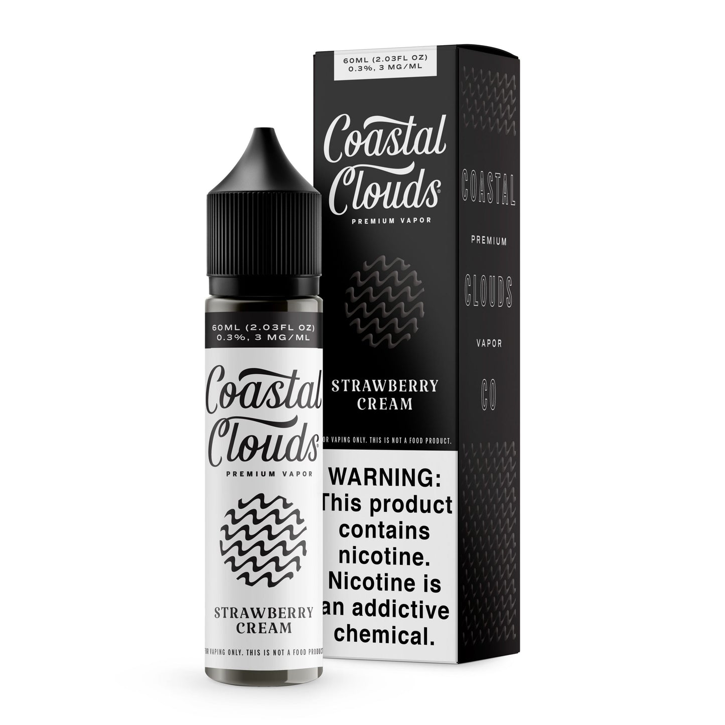 COASTAL CLOUDS THE VOYAGE STWBRY CREAM 60ML 3MG