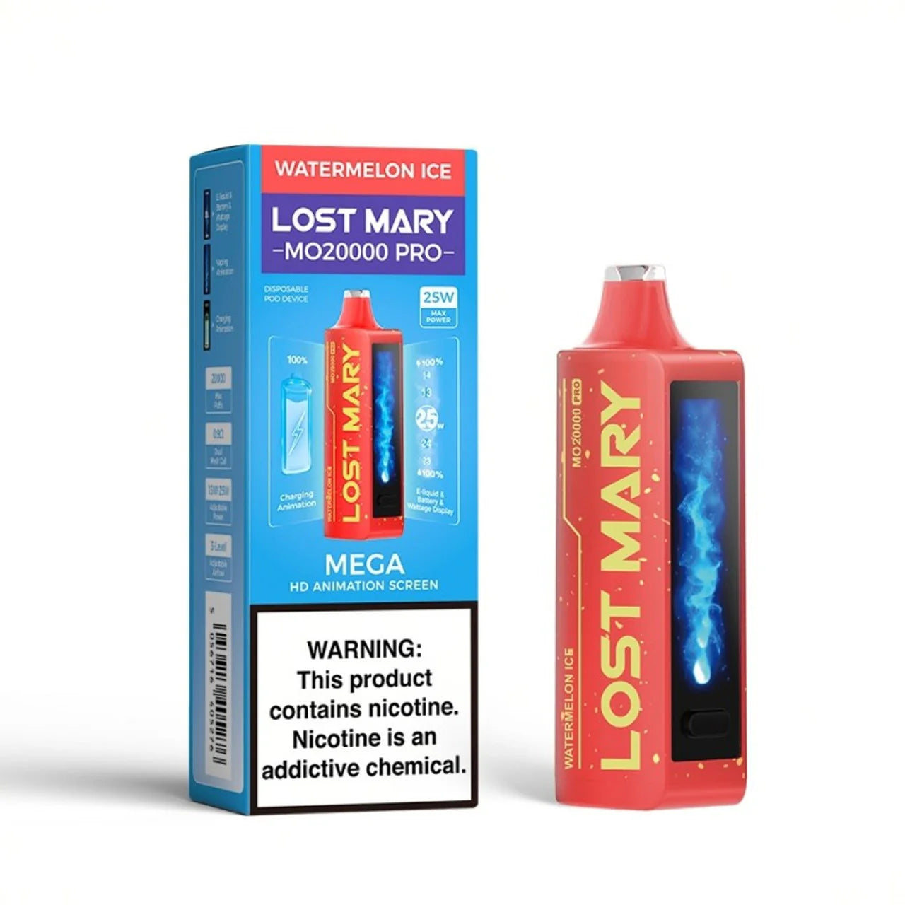 LOST MARY MO PRO WATERMELON ICE 20K|5056716405276|Pack Of|5