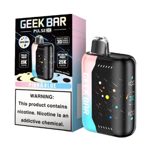 GEEK BAR PULSE X PINK AND BLUE 25K|810164281814|Pack Of|5