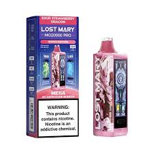 LOST MARY MO PRO SOUR STRAWBERRY DRAGON 20K|5056716406105|Pack Of|5