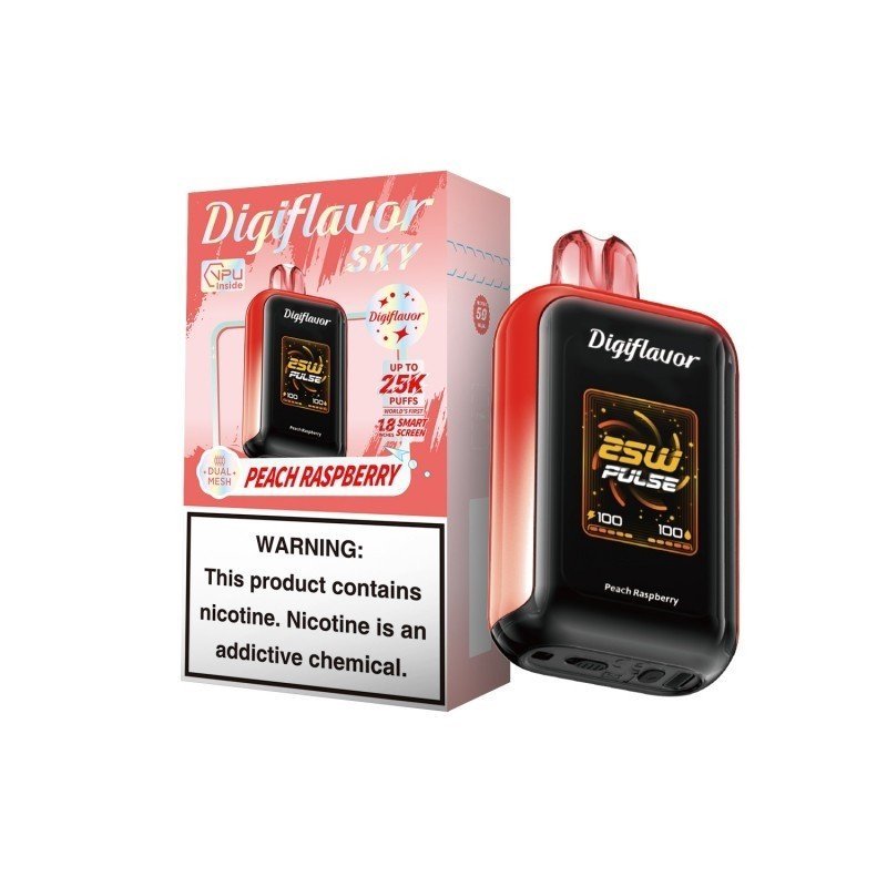 GEEK BAR DIGI SKY PEACH RASPBERRY 25K|810164280275|Pack Of|5