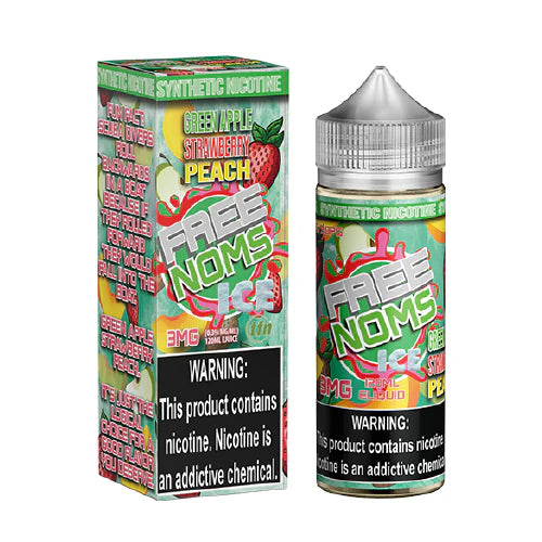 NOMS GREEN APPLE STWBRY PEACH ICE 120ML 3MG