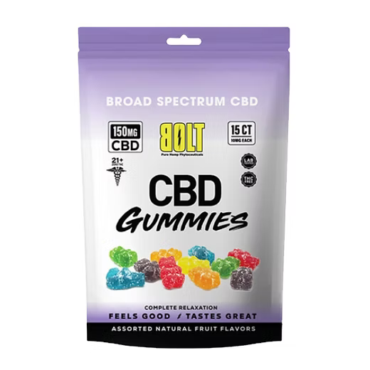 BOLT CBD GUMY 15CT BAG 150MG