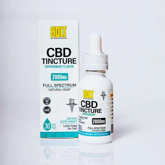 BOLT CBD TINCTURE PEPPERMINT 2000MG 30ML
