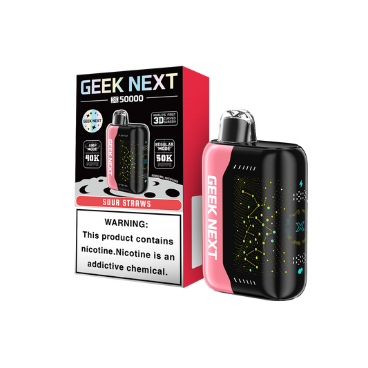 GEEK NEXT X50000 50K|SOUR STRAWS 50K|6917673165704| Pack of 5