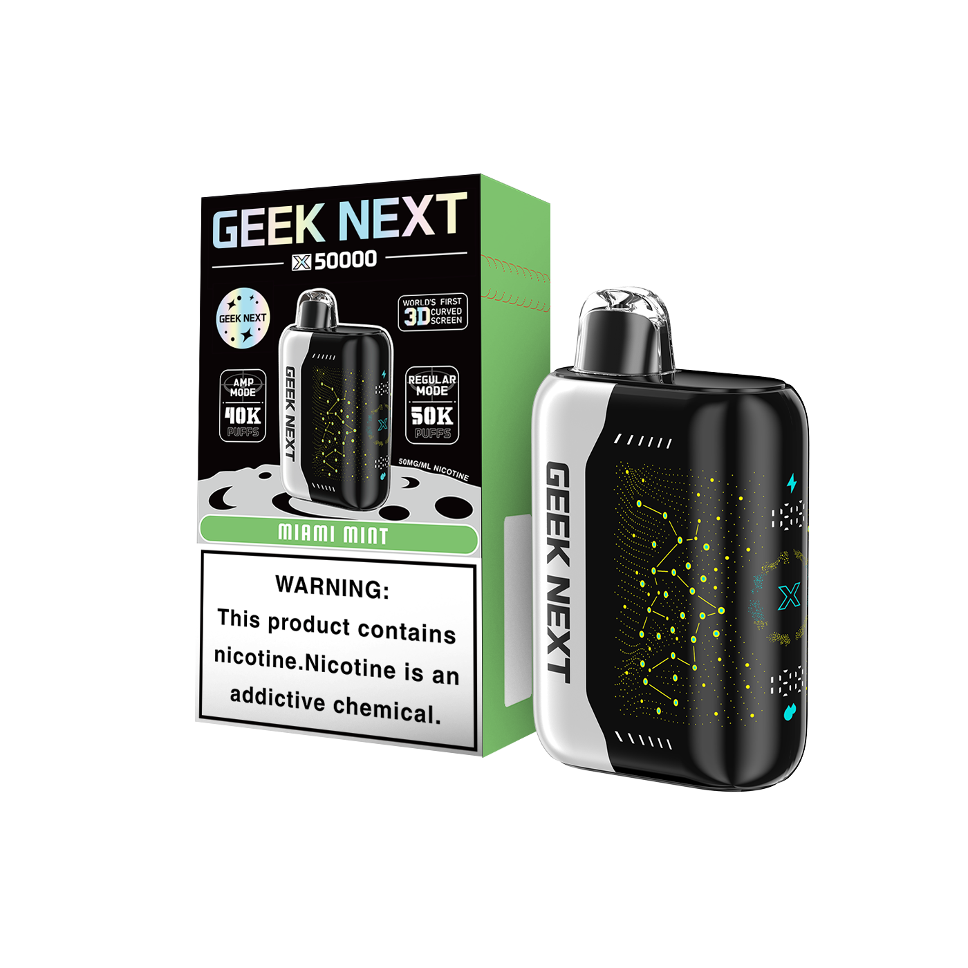 GEEK NEXT X50000 50K|MIAMI MINT 50K|6917673165711| Pack of 5