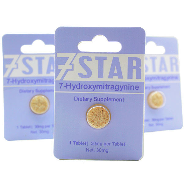 7 STAR HYDROXYMITRAGYNINE PILLS 1CT 30MG
