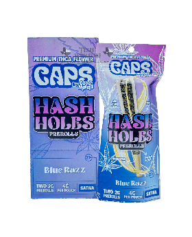 CAPS HASH PREROLLS BLUE RAZZ SATIVA 4G|700433944420|Pack Of|10