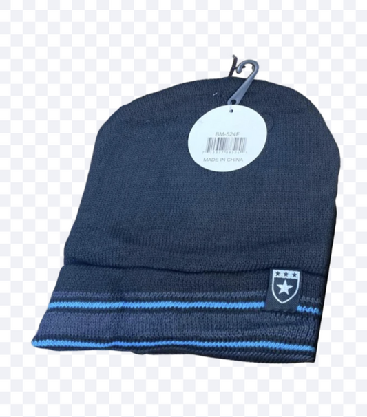 BEANNIE|BEANIE BM522F CUFF STRIPE KNIT WITH FUR 1CT|715377885241|Pack of 1