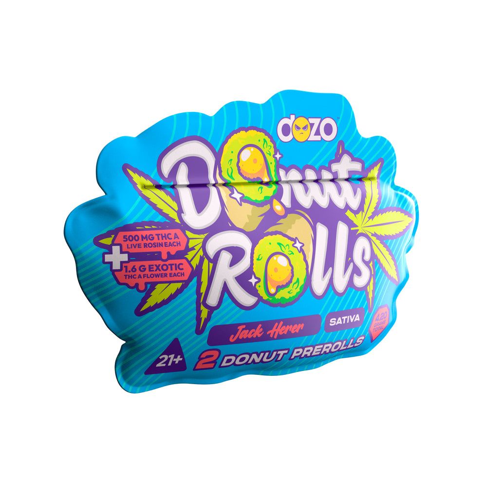 DOZO DONUT PROLLS LR JACK HERER SATIVA 4.2G|767461339413|Pack Of|5