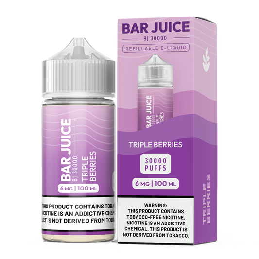 BAR JUICE TRIPLE BERRIES 100ML 6MG