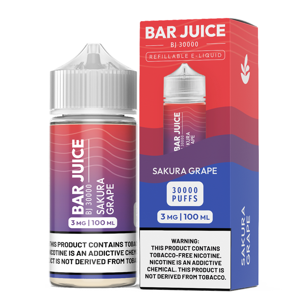 BAR JUICE SAKURA GRAPE 100ML 3MG