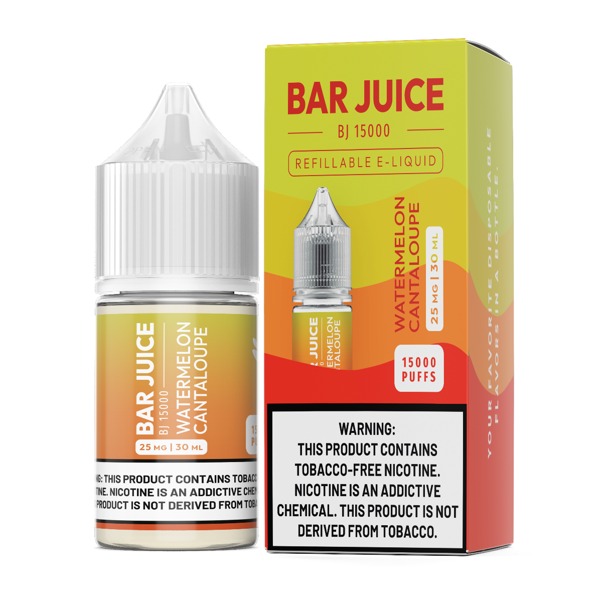 BAR JUICE WATERMELON CANTALOUPE 25MG 30ML