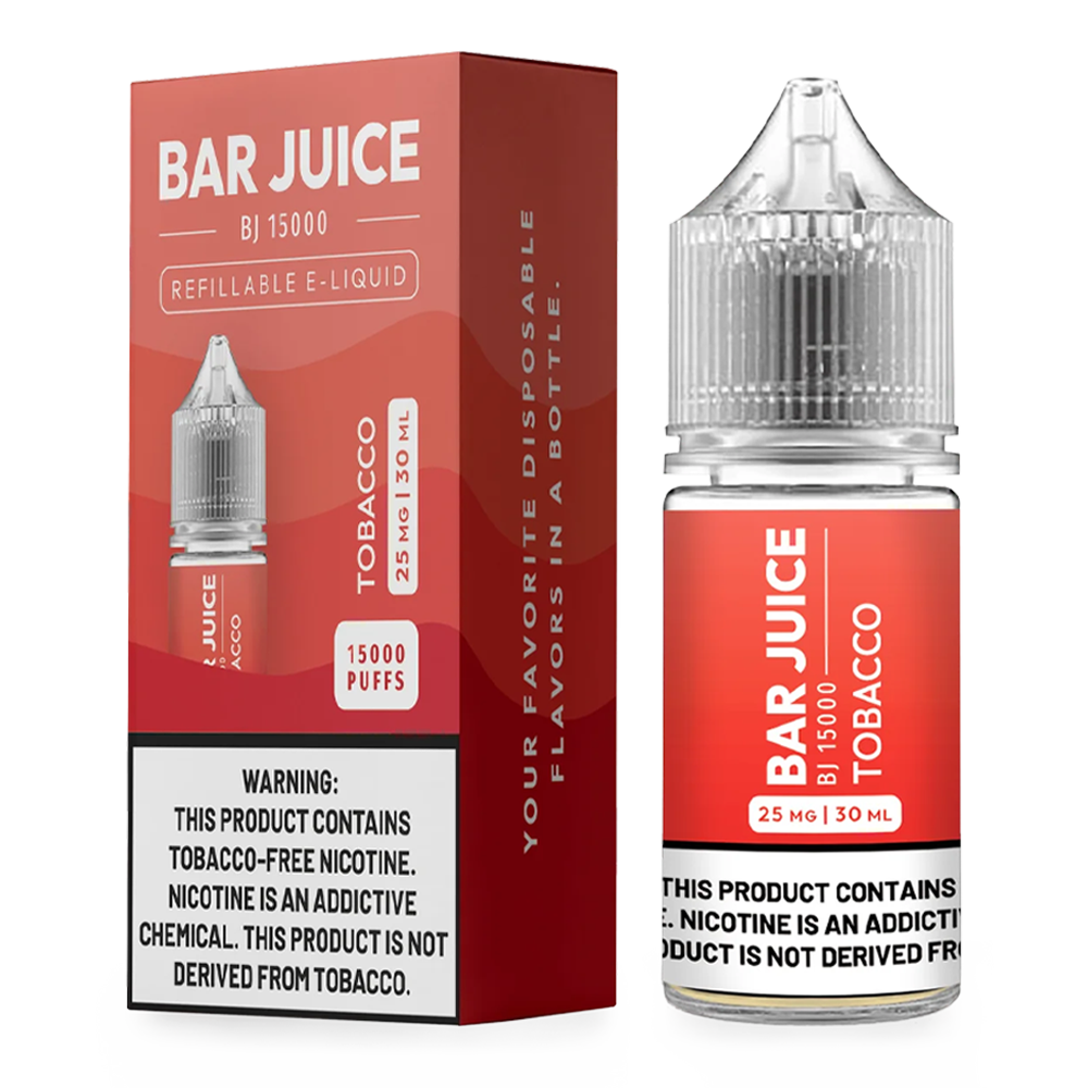 BAR JUICE TFN ELIQUID 30ML 25MG TOBACCO