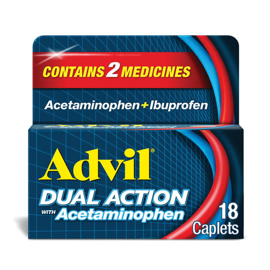ADVIL DUAL ACTION SINGLE PACK BLISTER|655708118863|Pack Of|12