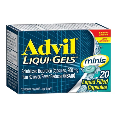Advil Liquigel Single Pack Blister 12 x 1 12cs|655708117934|Pack Of|12