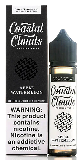 COASTAL CLOUDS APPLE WTRMLN 60ML 3MG