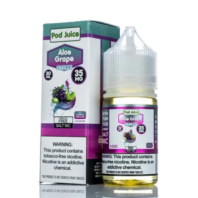 POD JUICE SALT FREEZ ALOE GRAPE 35MG 30ML