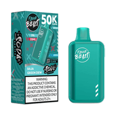 FLAVOR BEAST 50K|FLAVOR BEAST XBM50 BAJA GREEN DEW 50K|827152235957
