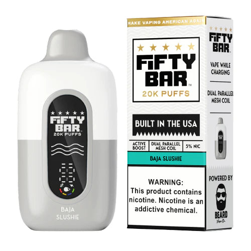 FIFTY BAR FRUITIA BAJA SLUSHIE 20K|850058810232|Pack Of|5