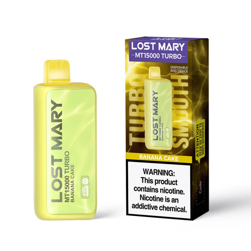 LOST MARY MT BANANA CAKE 15K|5056716404590|Pack Of|5