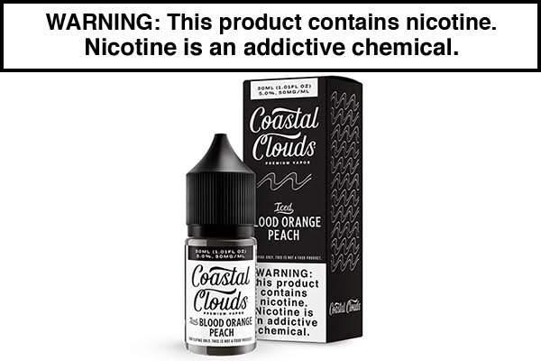 COASTAL CLOUDS BLOOD ORANGE PEACH 30ML 50MG