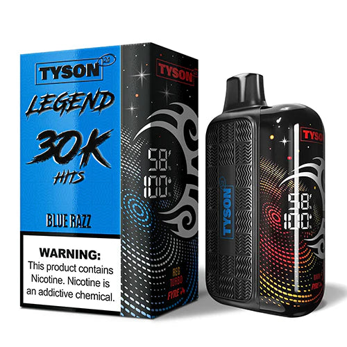 TYSON 2.0 LEGEND BLUE RAZZ 30K|784847575036|Pack Of|5