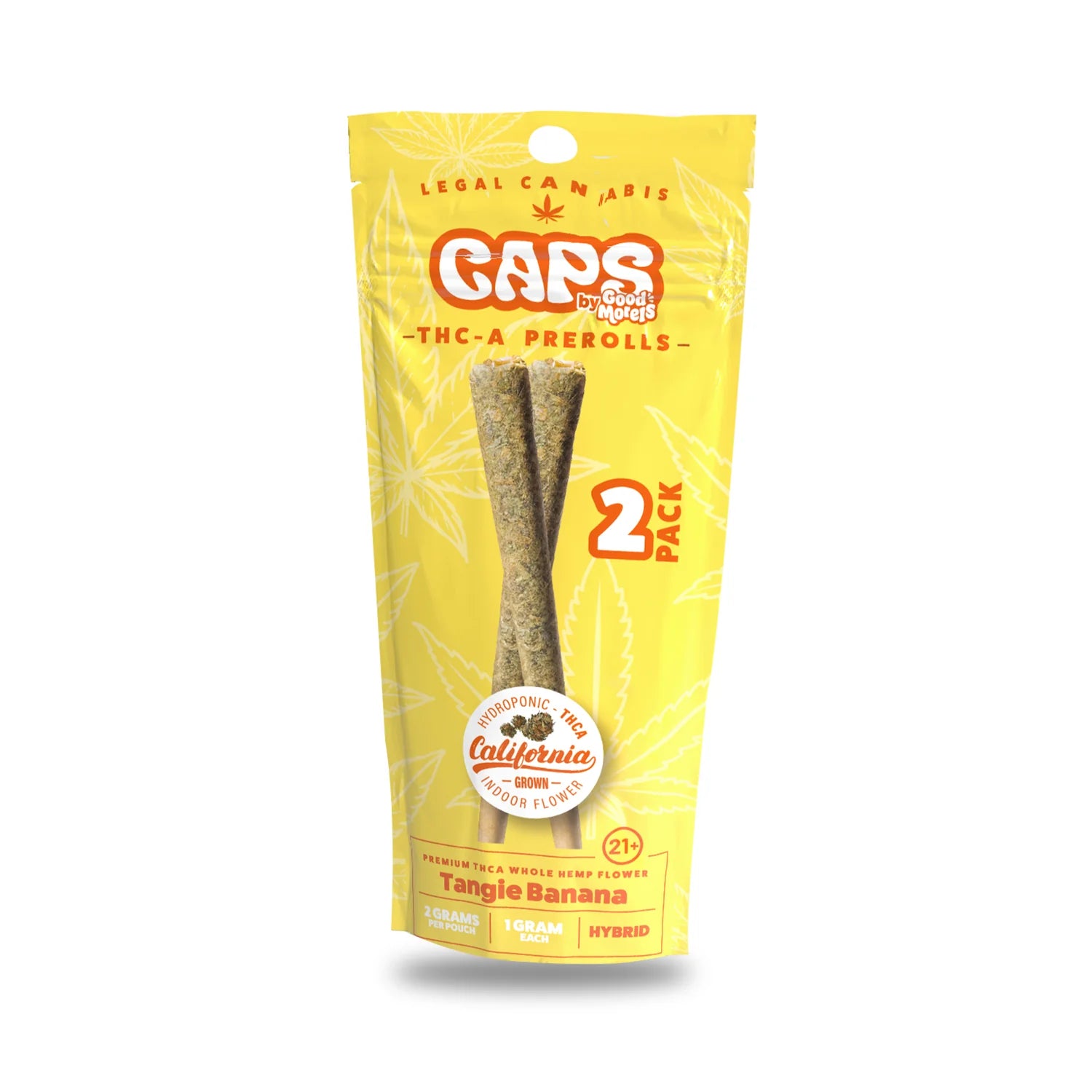 CAPS INDOOR PREROLLS TANGIE BANANA 1GM|700433943034|Pack Of|10