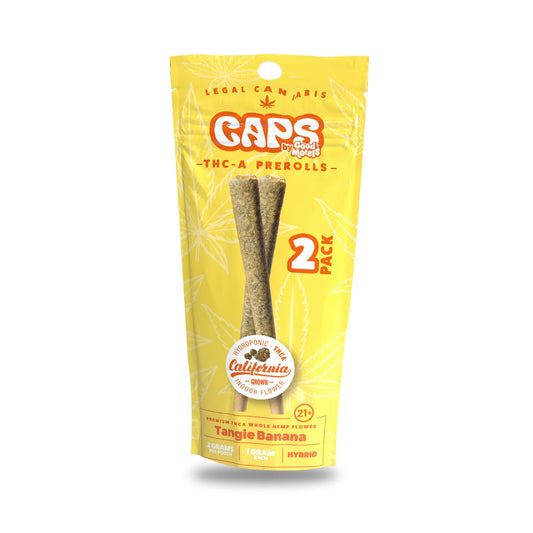 CAPS INDOOR PREROLLS TANGIE BANANA 1GM|700433943034|Pack Of|10