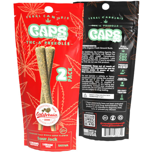 CAPS THCA PROLL GREEN SOUR JACK 1GM|749355088751|Pack Of|10