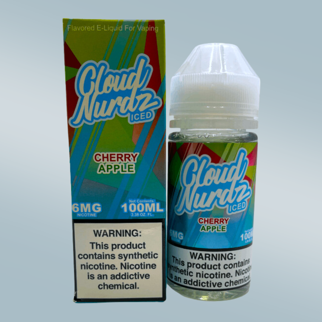 CLOUD NURDZ ICED CHERRY APPLE 100ML 6MG