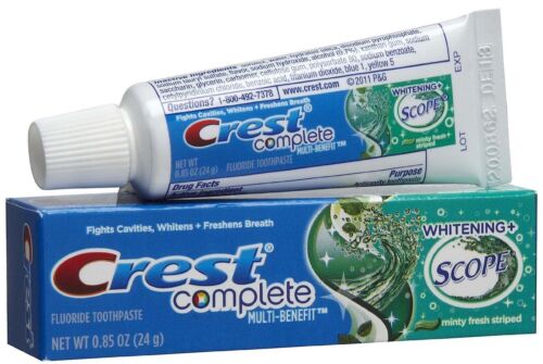 Crest Toothpaste 85oz w Travel Toothbrush Blistered 6 x 1 12cs|655708119945|Pack Of|10