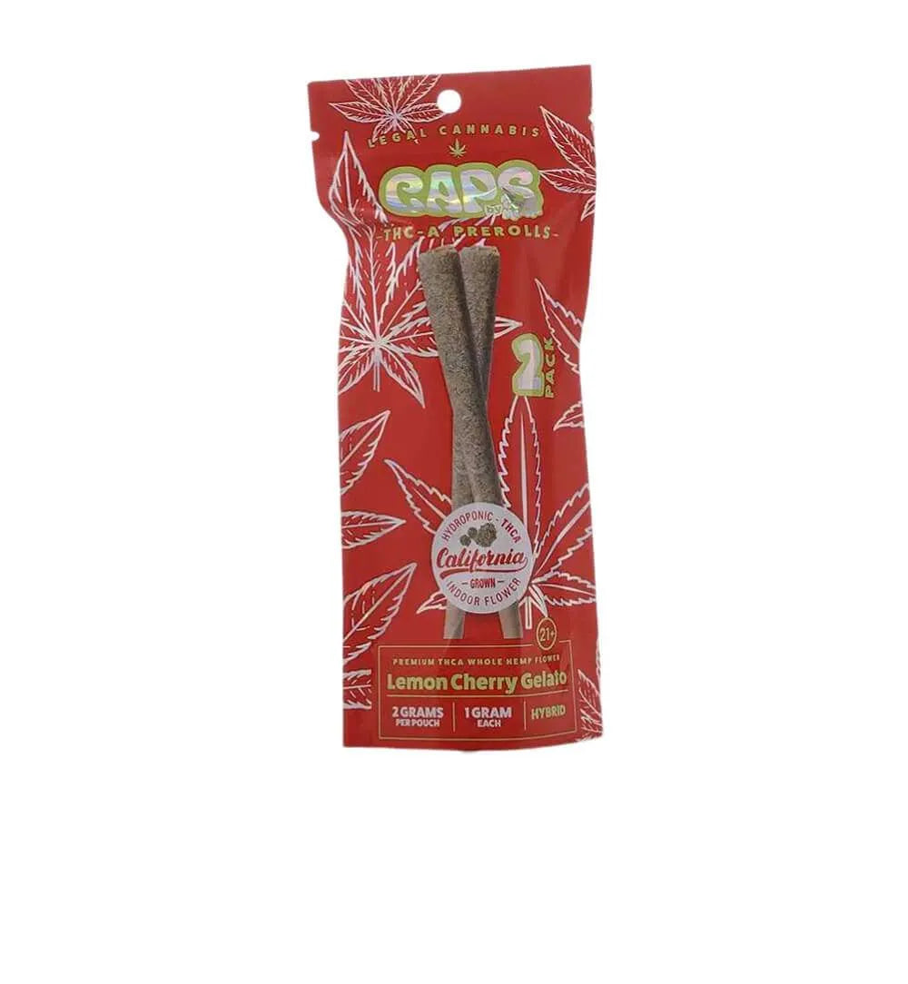 CAPS INDOOR PREROLLS LMN CHERRY GLTO HYB 1GM|749355088706|Pack Of|10