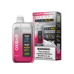 OXBAR CLEAR CRIMSON ICE NIC 35K|831350001146|Pack Of|5
