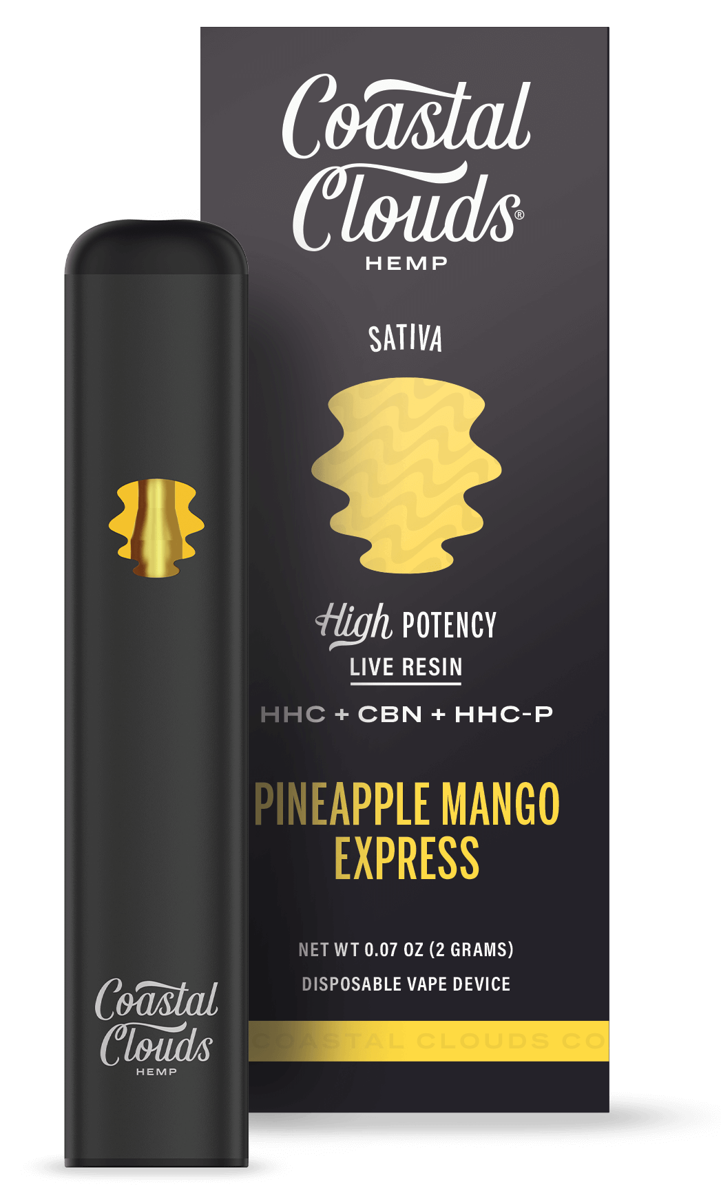 COASTAL CLOUDS PINEAPPLE MANGO EXPRESS SATIVA 2G|684417990804|Pack Of|5