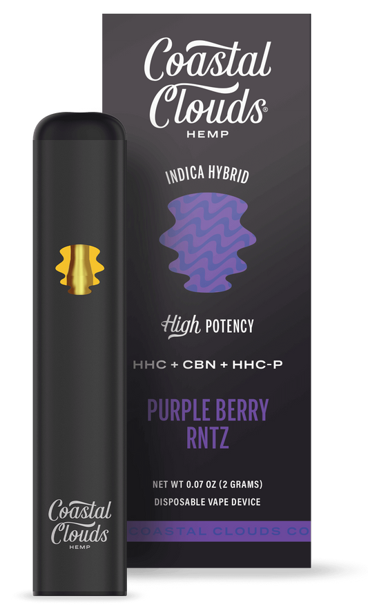 COASTAL CLOUDS PURPLE BERRY RNTZ INDICA HYB 2G|684417990828|Pack Of|10