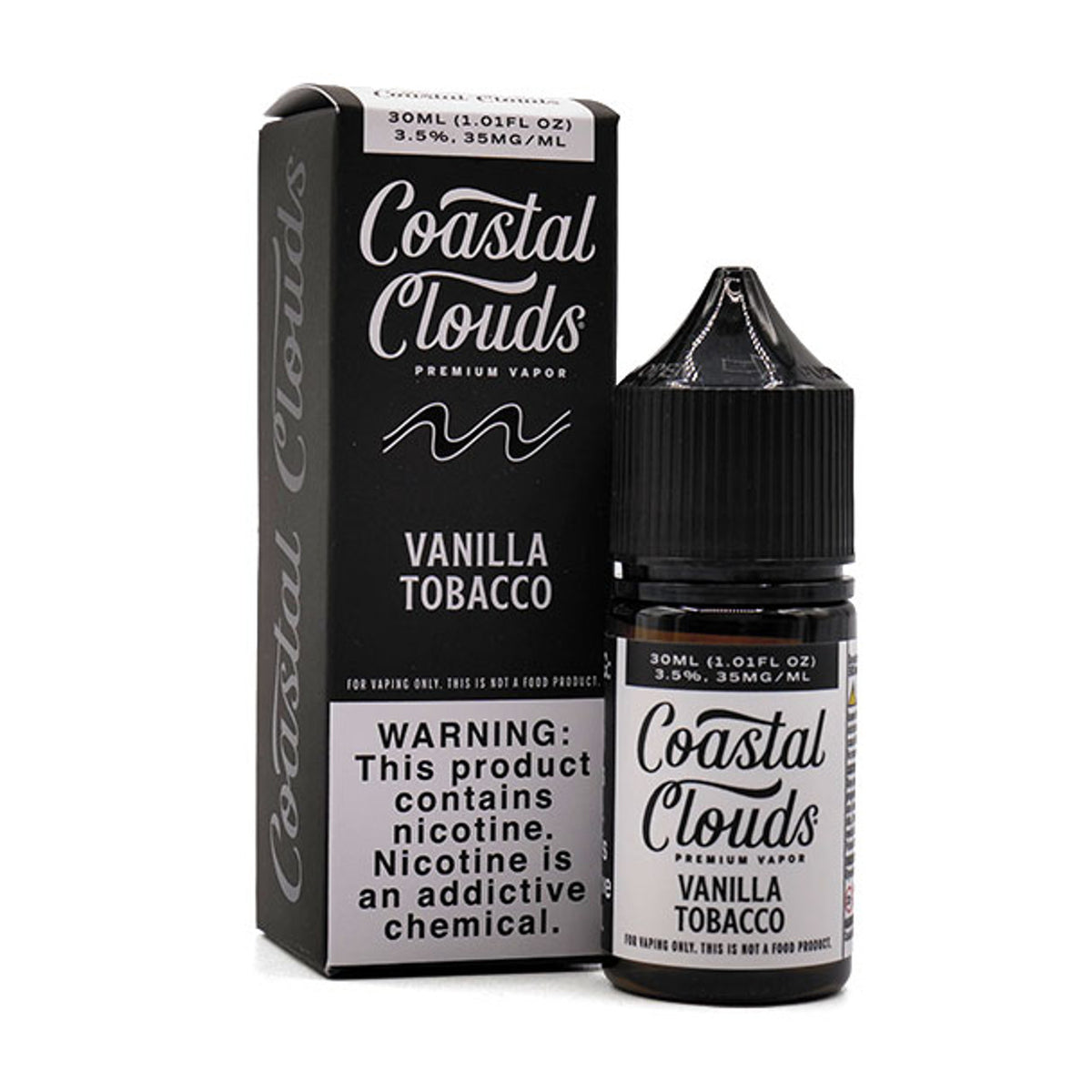 COASTAL CLOUDS ELIQUID NIC SALT 30ML VANILLA TOBACCO  35MG