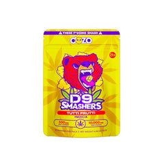 DOZO D9 SMASHERS GUMY TUTTI FRUTTI INDICA 10000MG|745978288622|Pack Of|5