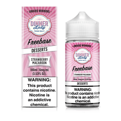 DINNER LADY FREEBASE STRAWBERRY MACAROON 6MG 100ML
