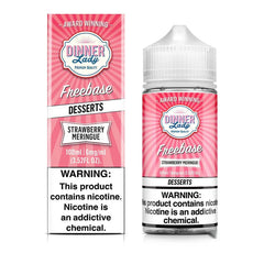 DINNER LADY FREEBASE STRAWBERRY MERINGUE 6MG 100ML