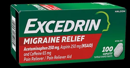 Excedrin Migraine Single Pack  Blister 12 x 1 12cs|655708118719|Pack Of|12